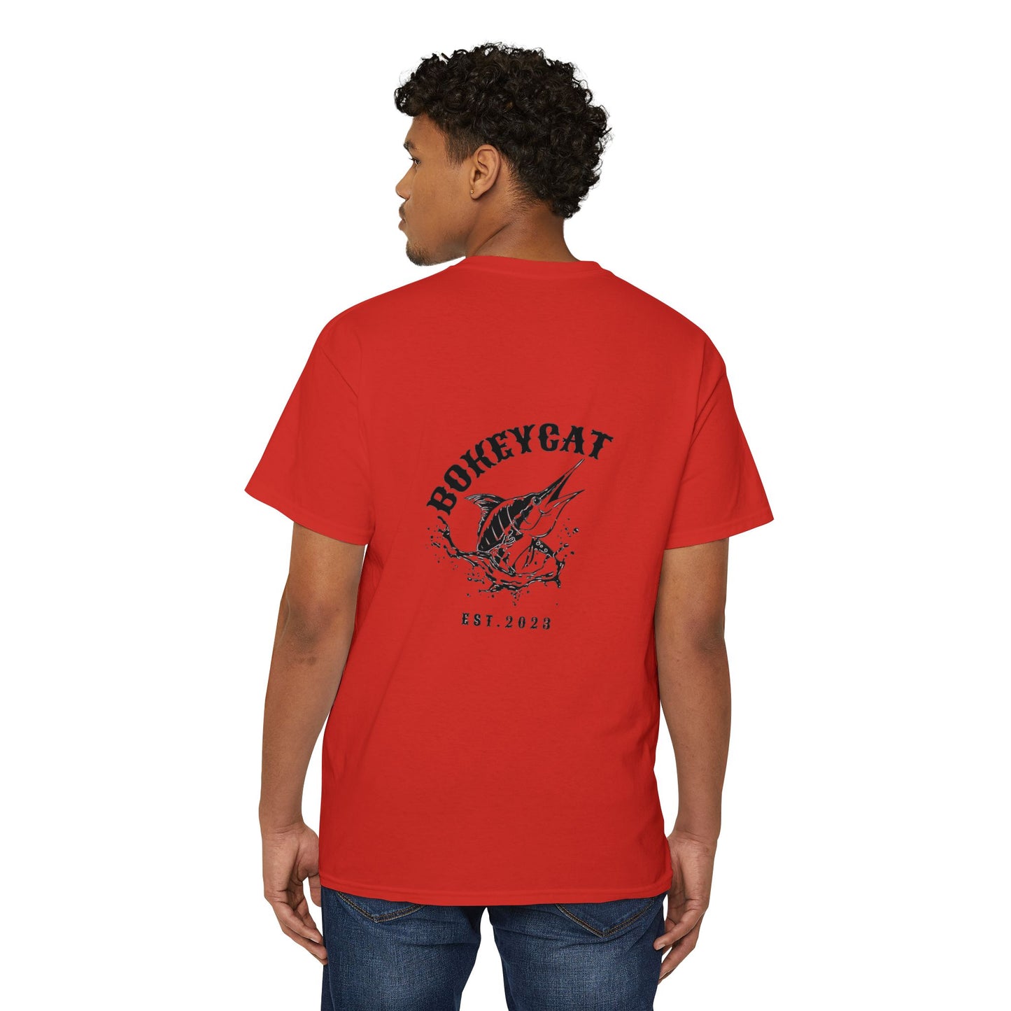 BokeyCat Unisex Heavy Cotton Pocket Tee