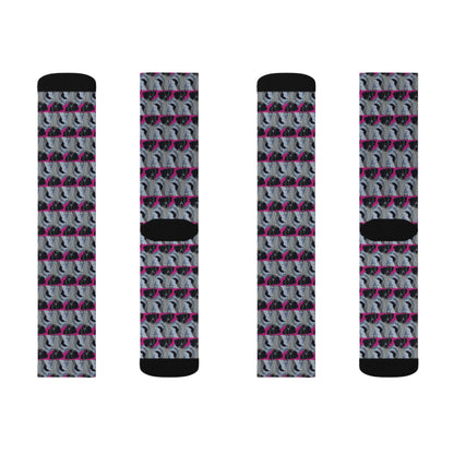 BokeyCat Sublimation Socks.       (Chloe Collection)