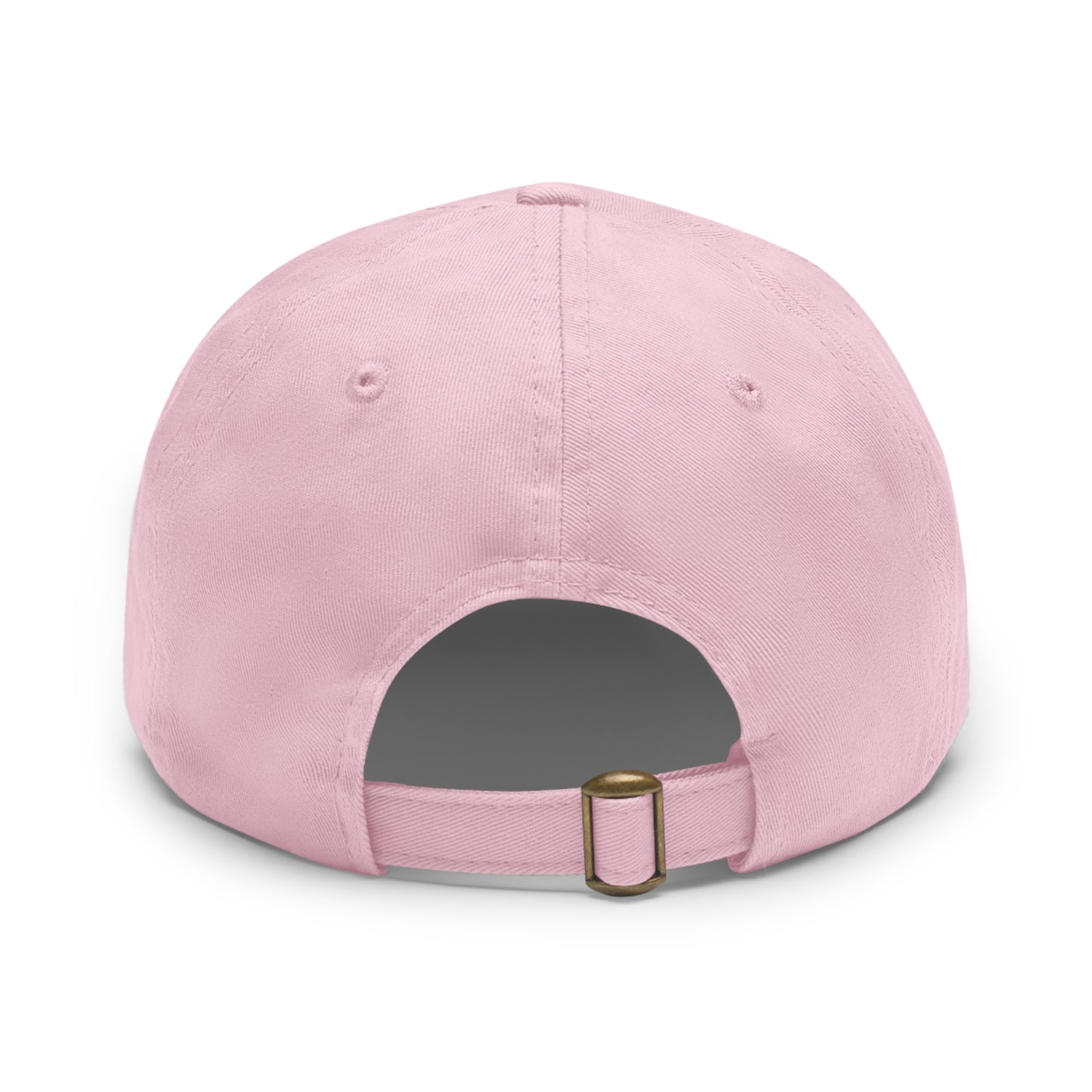 BokeyCat Dad Hat with Leather Patch (Rectangle)