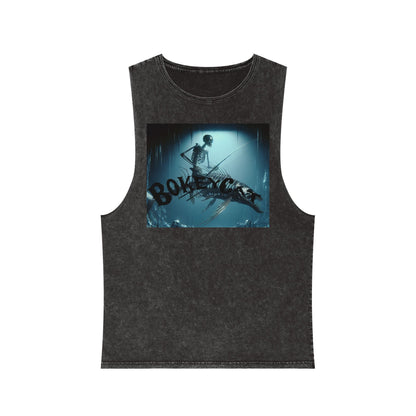 BokeyCat Unisex Stonewash Tank Top