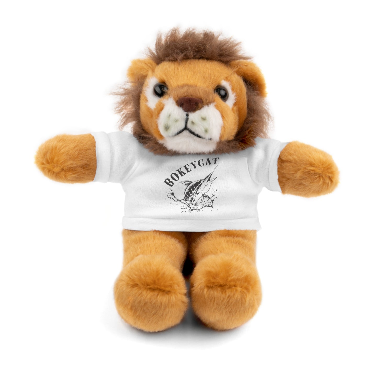 BokeyCat Stuffed Animals w Tee Shirt