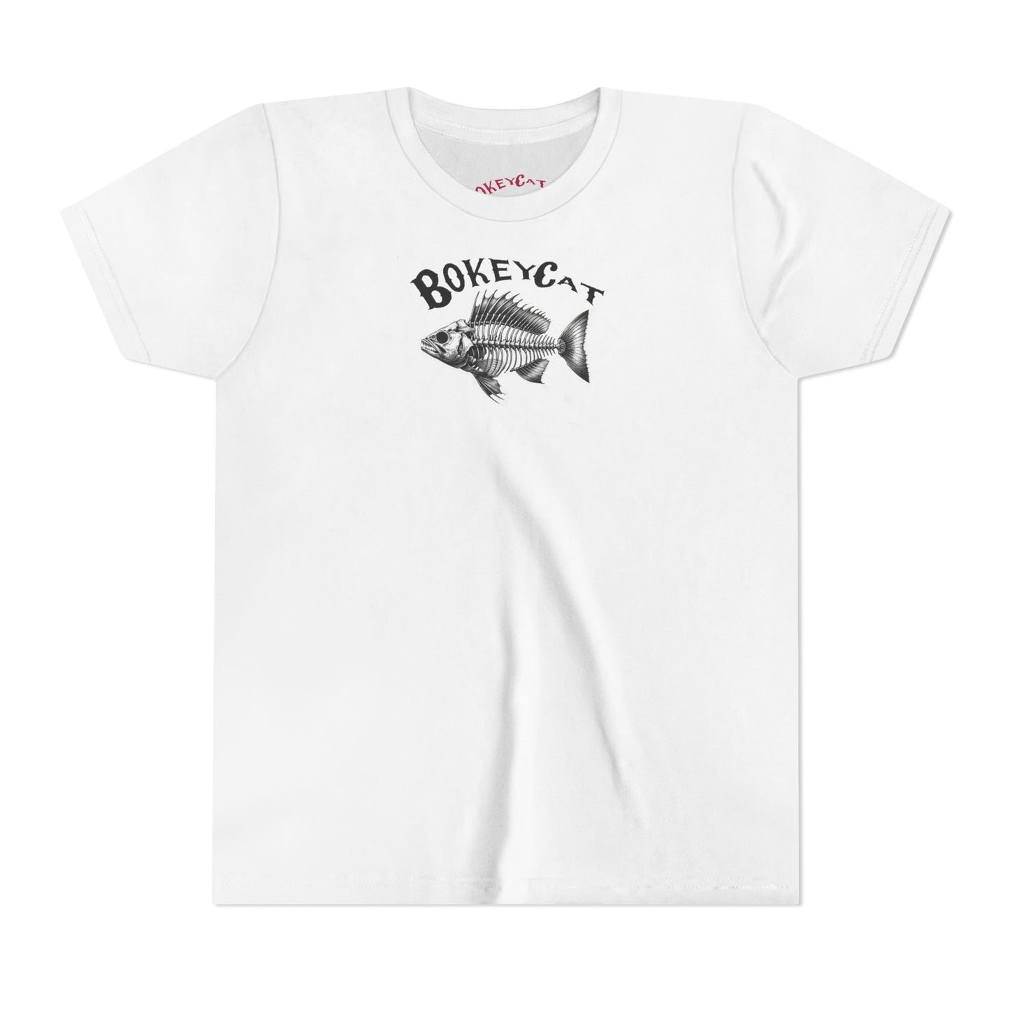 BokeyCat Bones  Youth Short Sleeve Tee