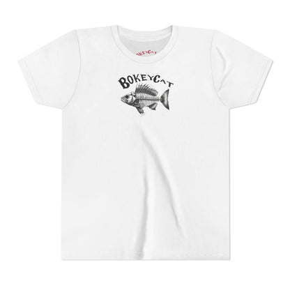 BokeyCat Bones  Youth Short Sleeve Tee