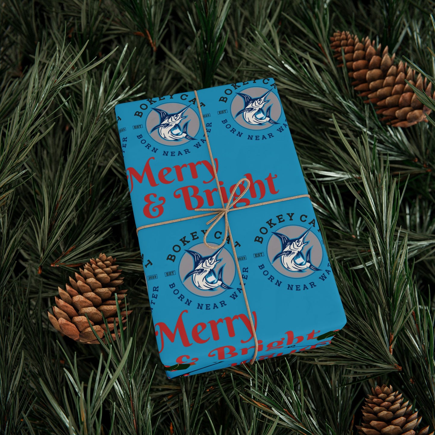 BokeyCat  Christmas Wrapping Paper