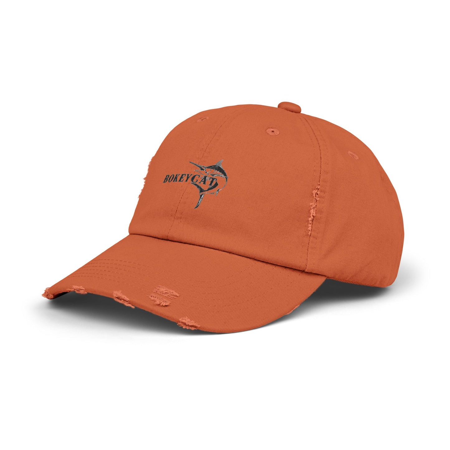 BokeyCat Unisex Distressed Cap