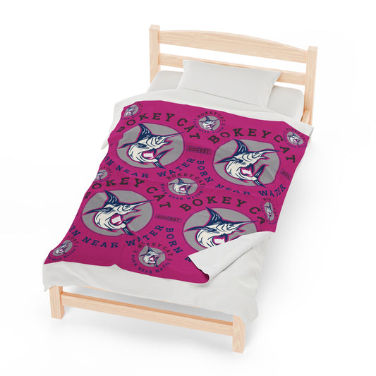 BokeyCat Velveteen Plush Blanket