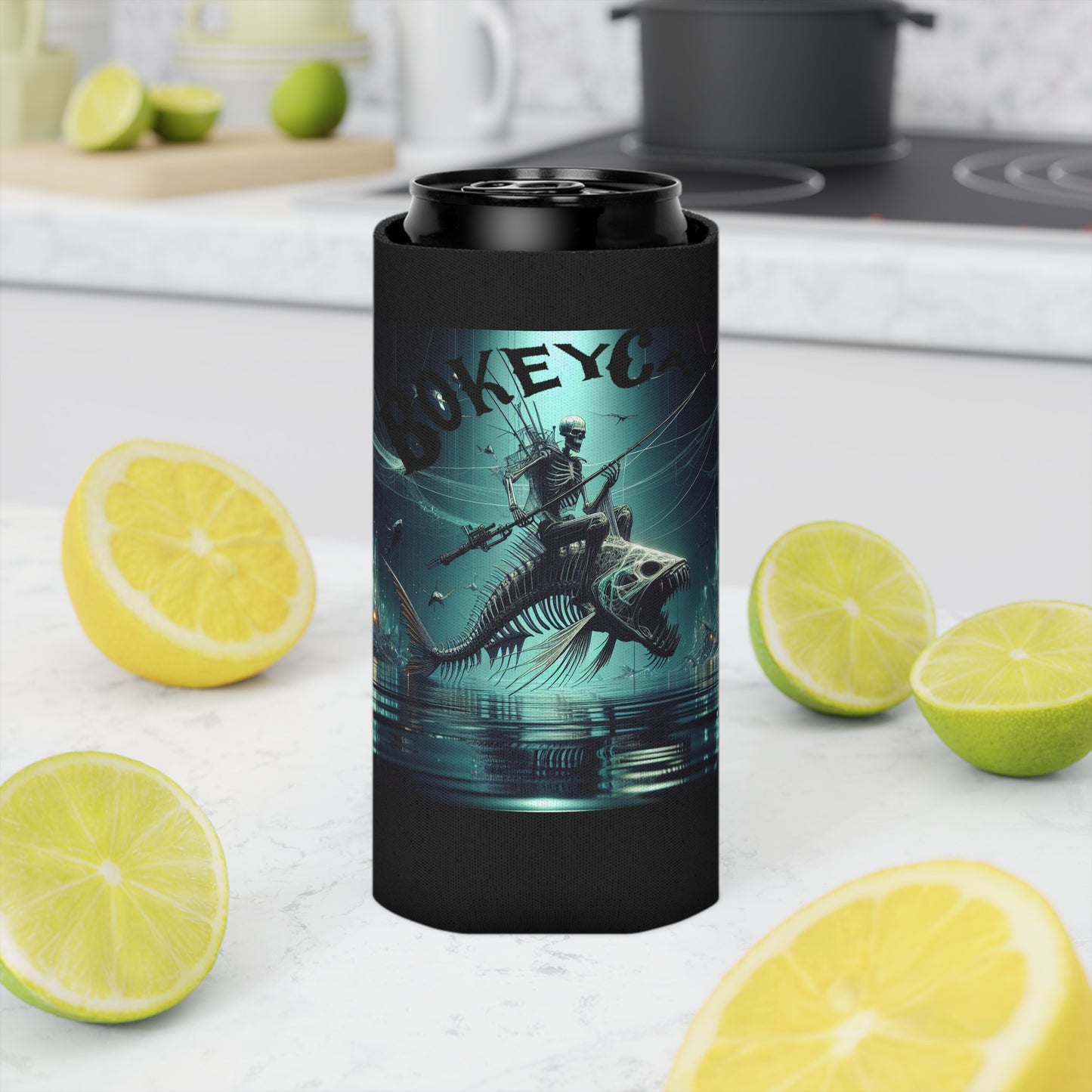 BokeyCat Bones Can Cooler