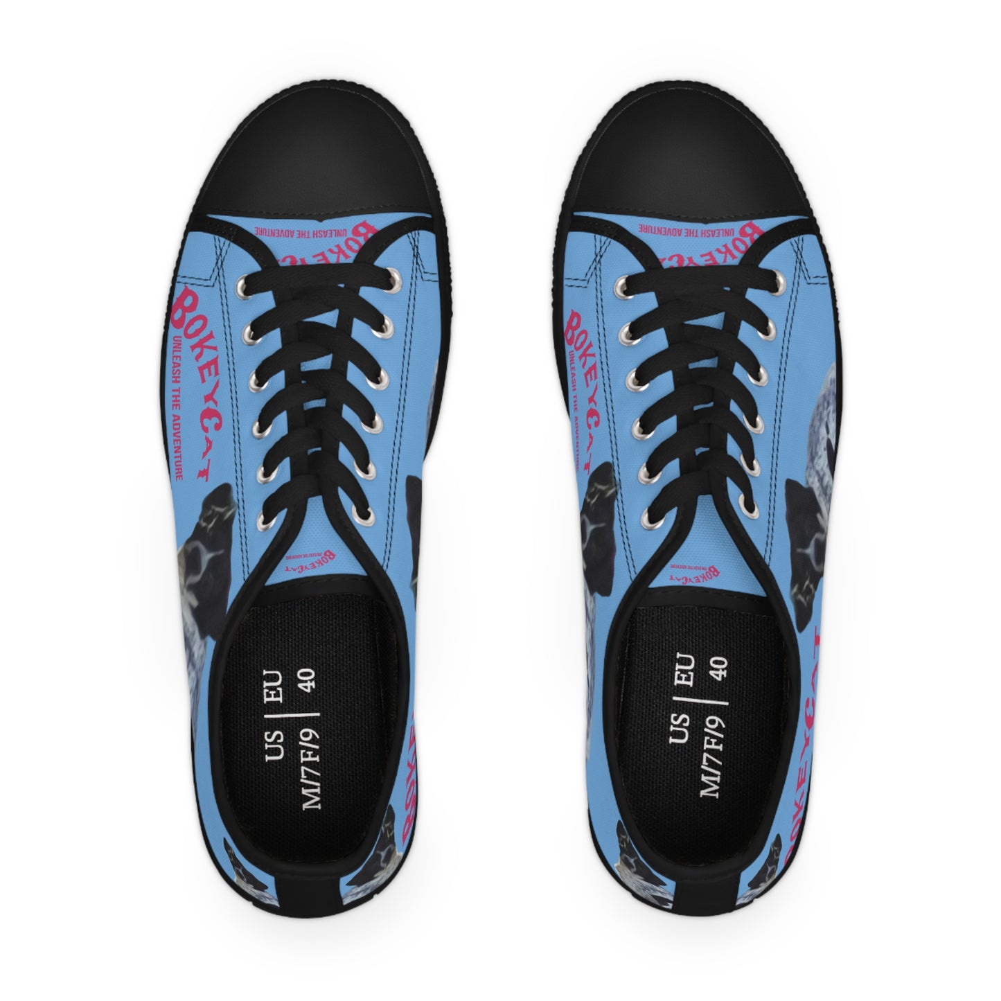 BokeyCat Women's Low Top Sneakers.       (Chloe Collection)