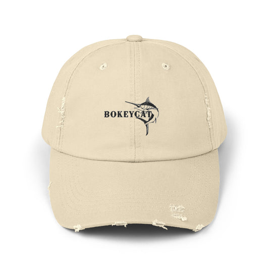 BokeyCat Unisex Distressed Cap