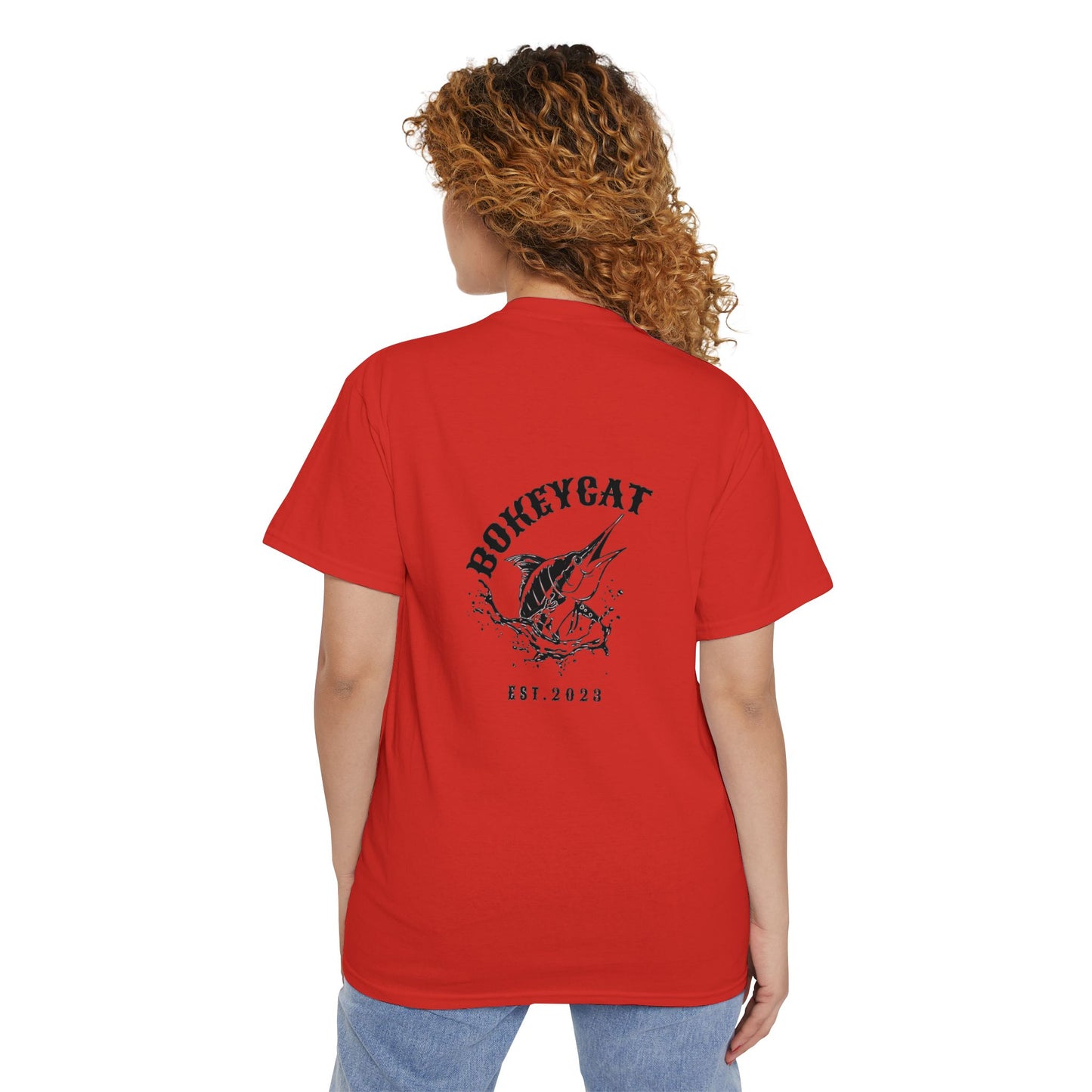 BokeyCat Unisex Heavy Cotton Pocket Tee