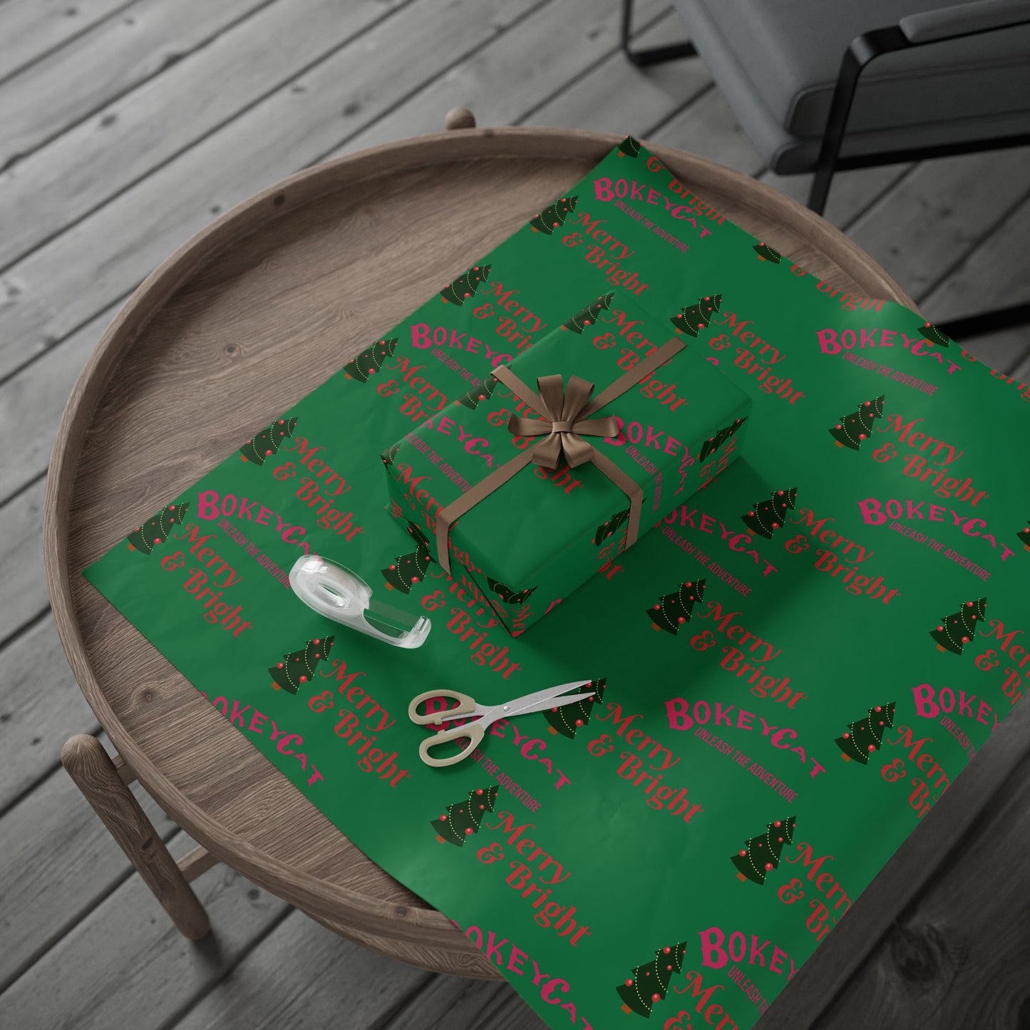 BokeyCat  Christmas Wrapping Paper