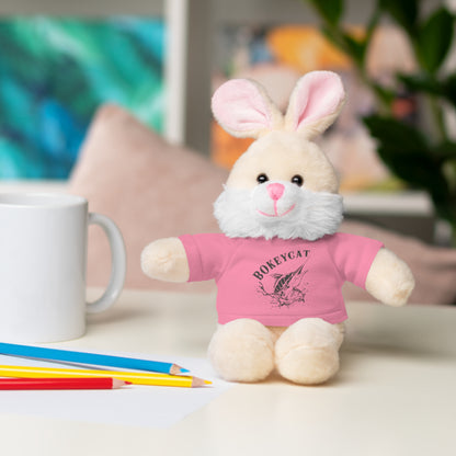 BokeyCat Stuffed Animals w Tee Shirt