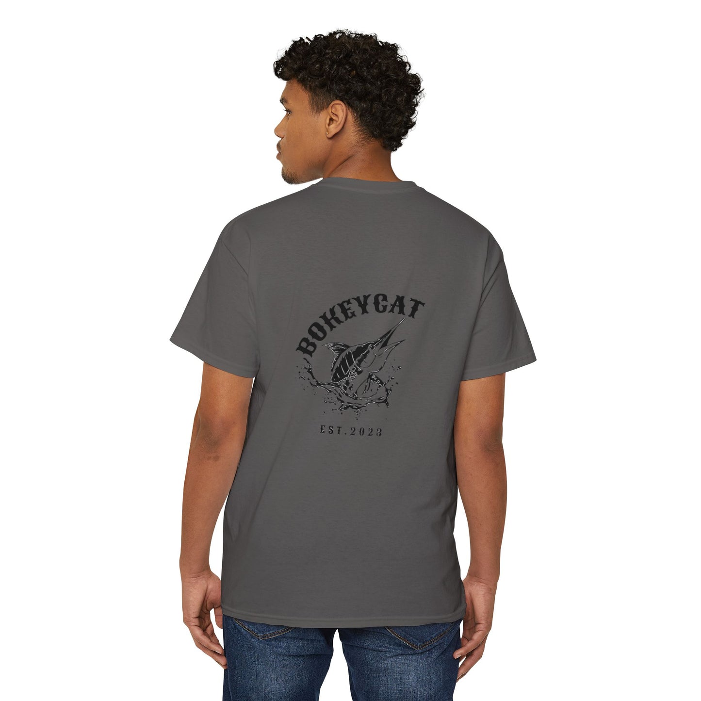 BokeyCat Unisex Heavy Cotton Pocket Tee