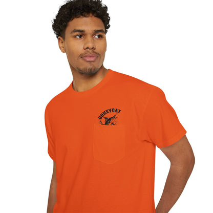 BokeyCat Unisex Heavy Cotton Pocket Tee