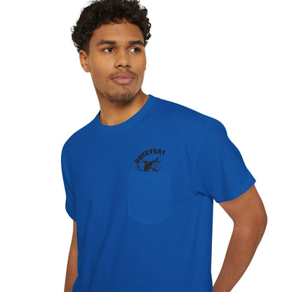 BokeyCat Unisex Heavy Cotton Pocket Tee