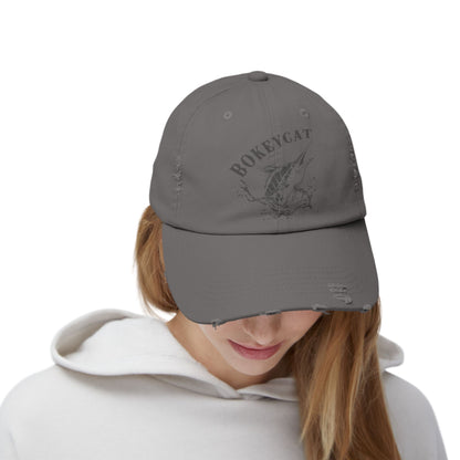 BokeyCat Unisex Distressed Cap
