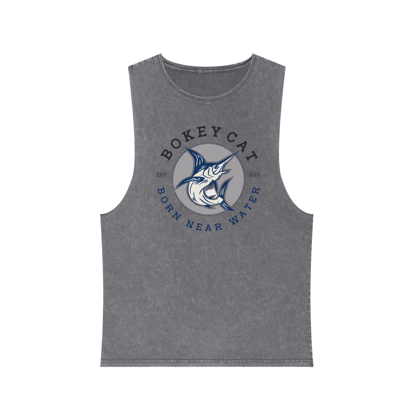 BokeyCat Unisex Stonewash Tank Top