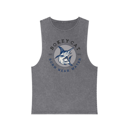BokeyCat Unisex Stonewash Tank Top