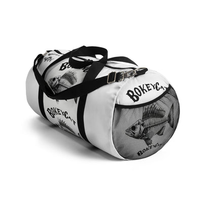 BokeyCat Fish Skeleton Duffel Bag | Gym Travel Luggage, Fishing Gear Bag,
