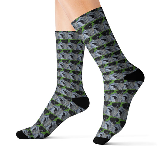 BokeyCat Sublimation Socks.       (Chloe Collection)