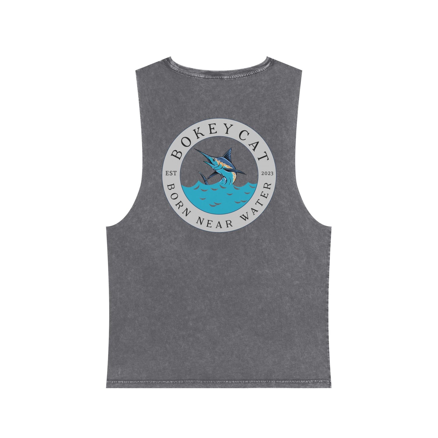 BokeyCat Unisex Stonewash Tank Top