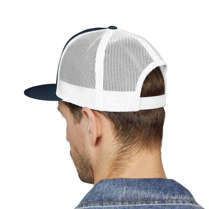 BokeyCat 5 Panel Trucker Cap  Embroidery Logo