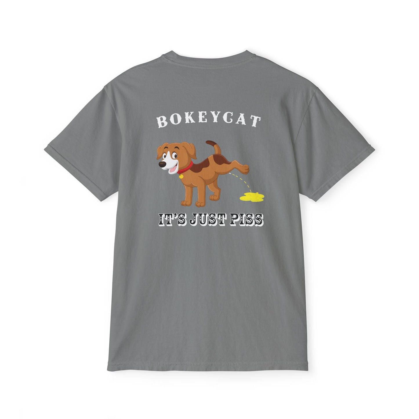 BokeyCat  "It's Just Piss" Pocket T-Shirt