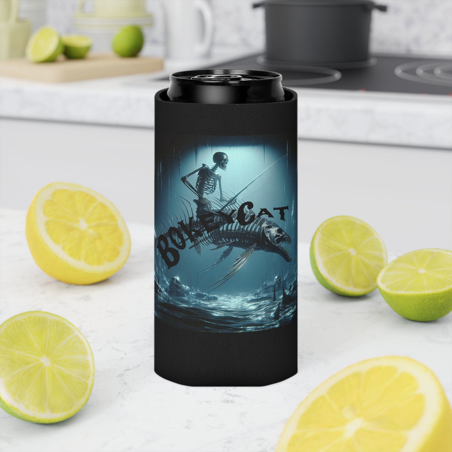 BokeyCat Bones Can Cooler