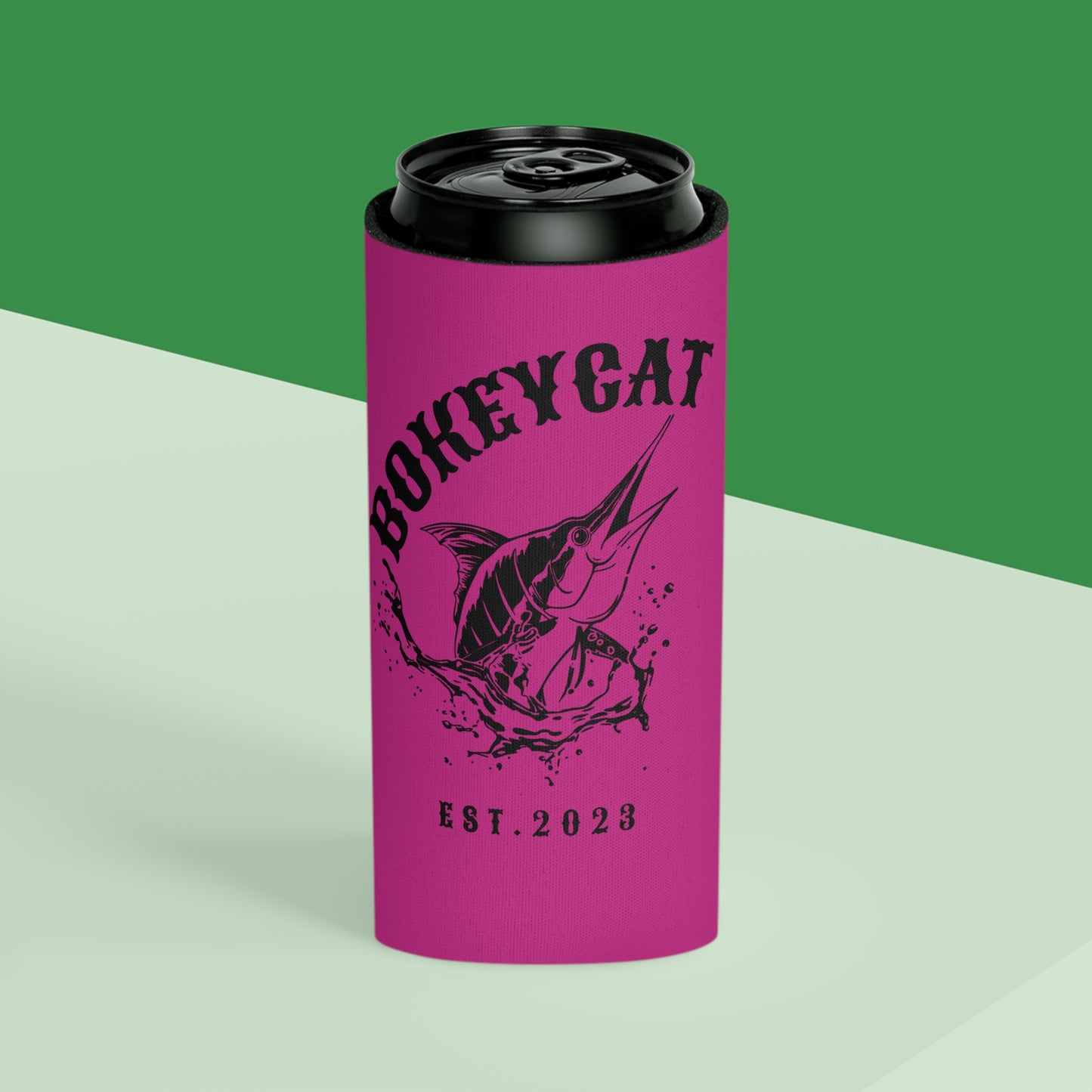 BokeyCat Can Cooler