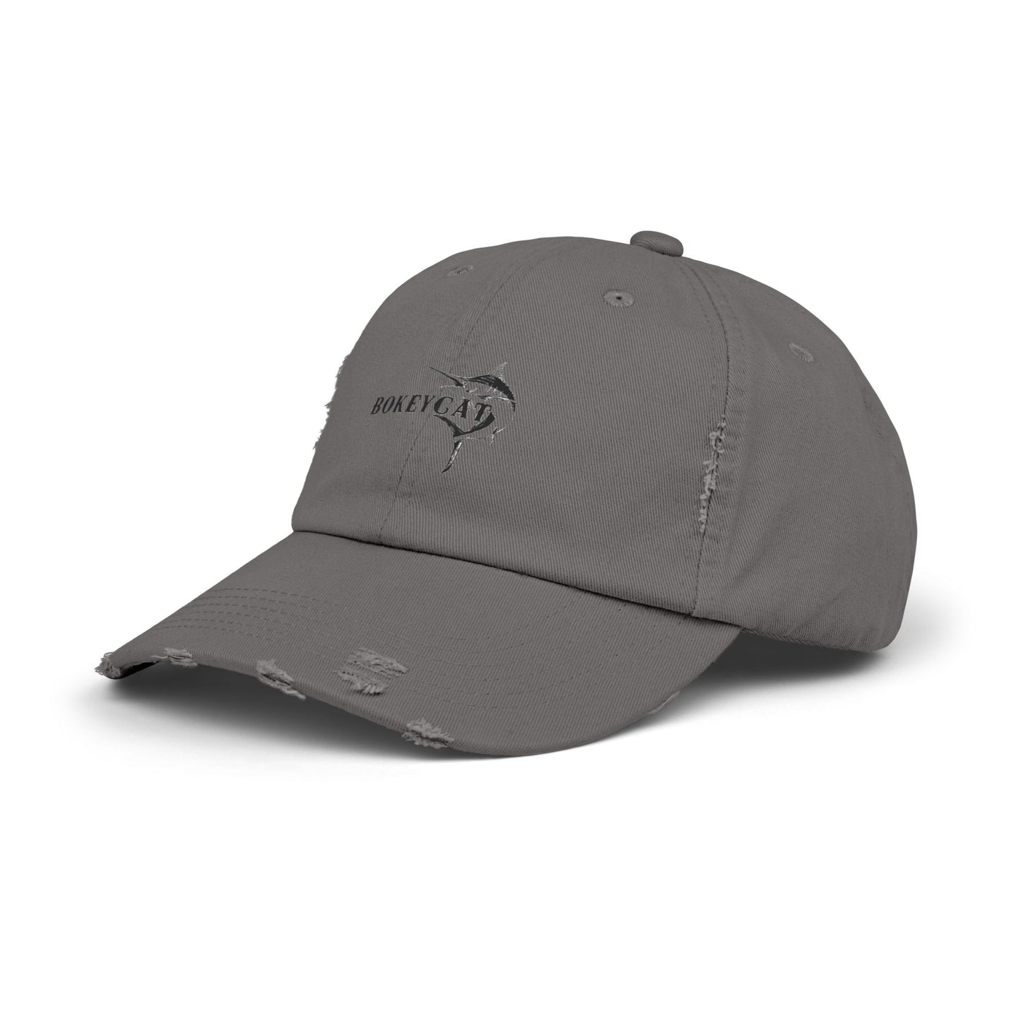 BokeyCat Unisex Distressed Cap