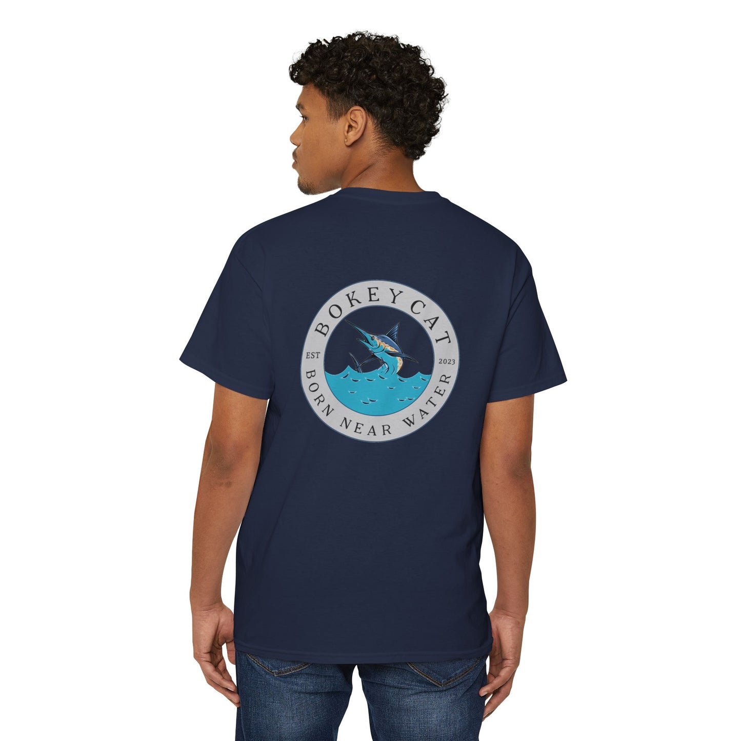 BokeyCat Unisex Heavy Cotton Pocket Tee