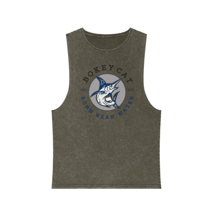 BokeyCat Unisex Stonewash Tank Top