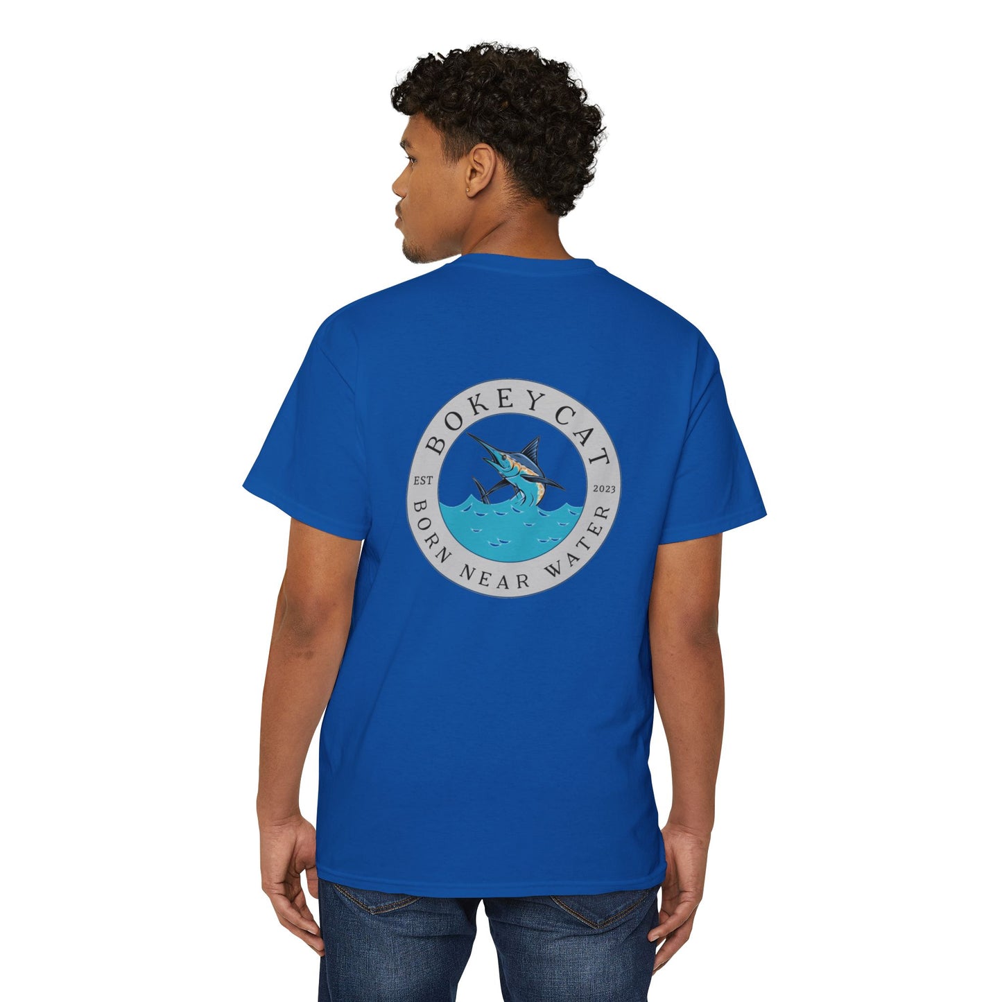 BokeyCat Unisex Heavy Cotton Pocket Tee