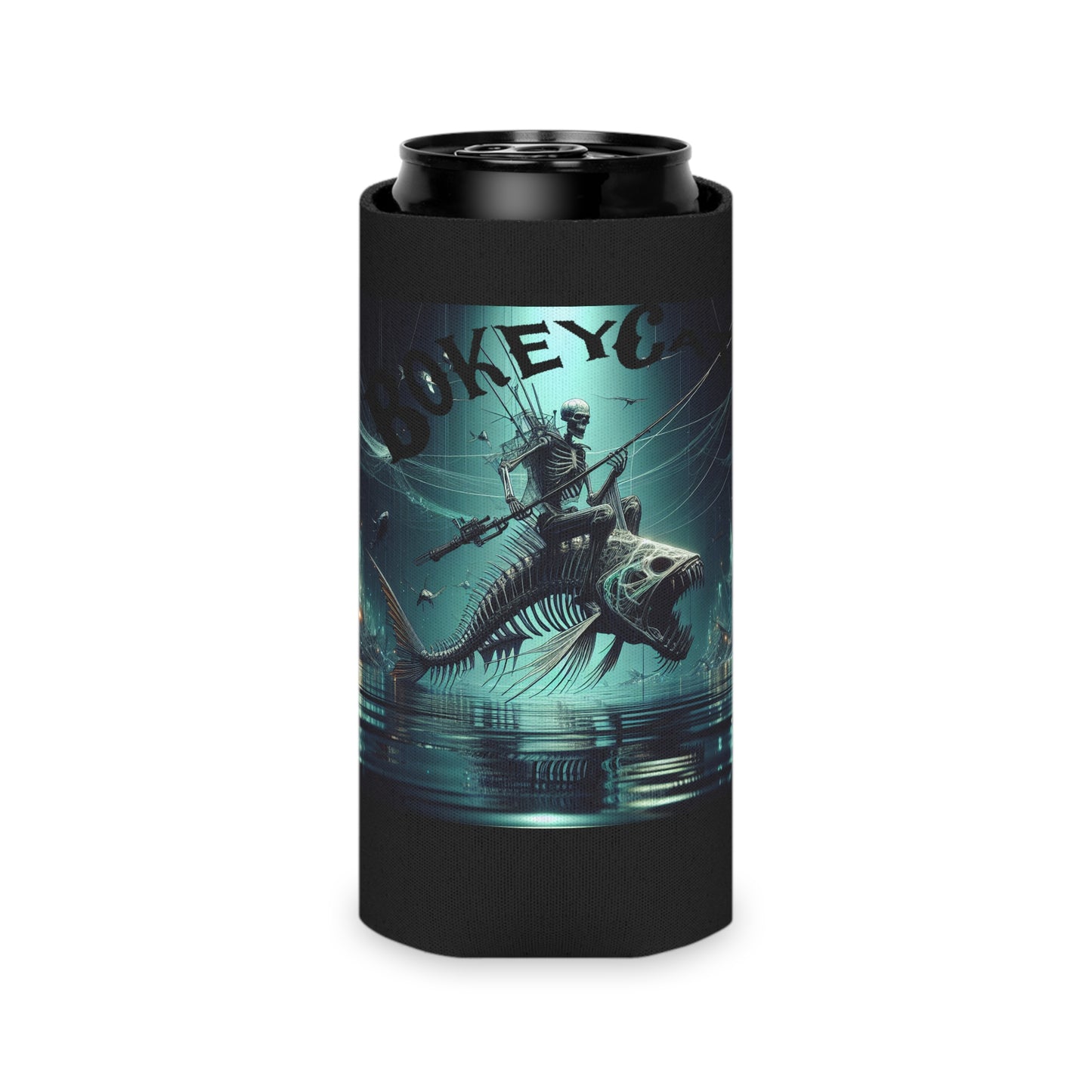 BokeyCat Bones Can Cooler