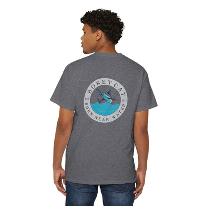 BokeyCat Unisex Heavy Cotton Pocket Tee