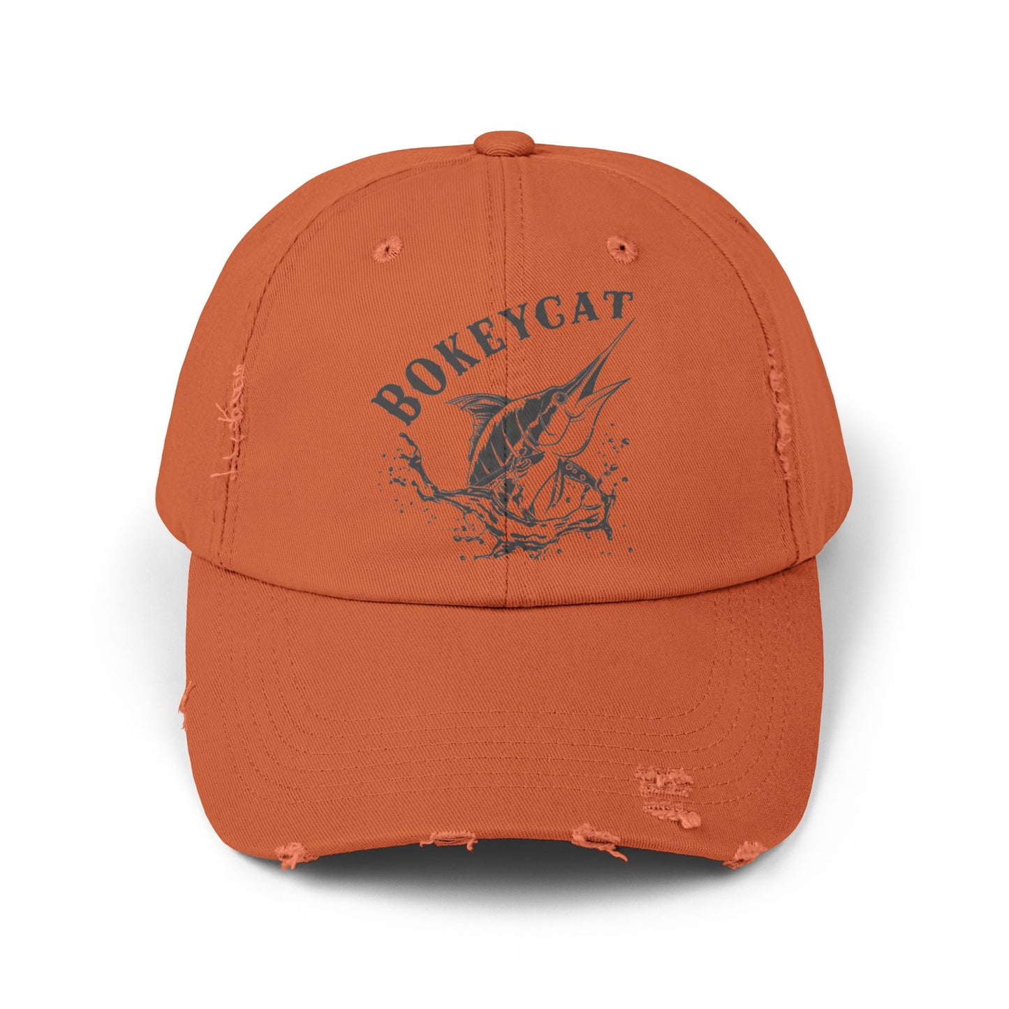 BokeyCat Unisex Distressed Cap