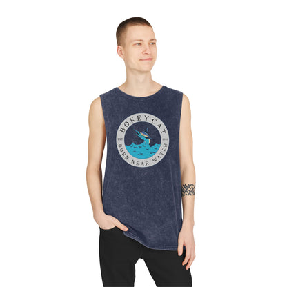 BokeyCat Unisex Stonewash Tank Top