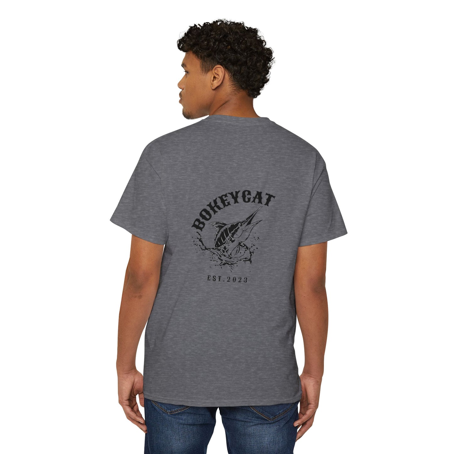 BokeyCat Unisex Heavy Cotton Pocket Tee