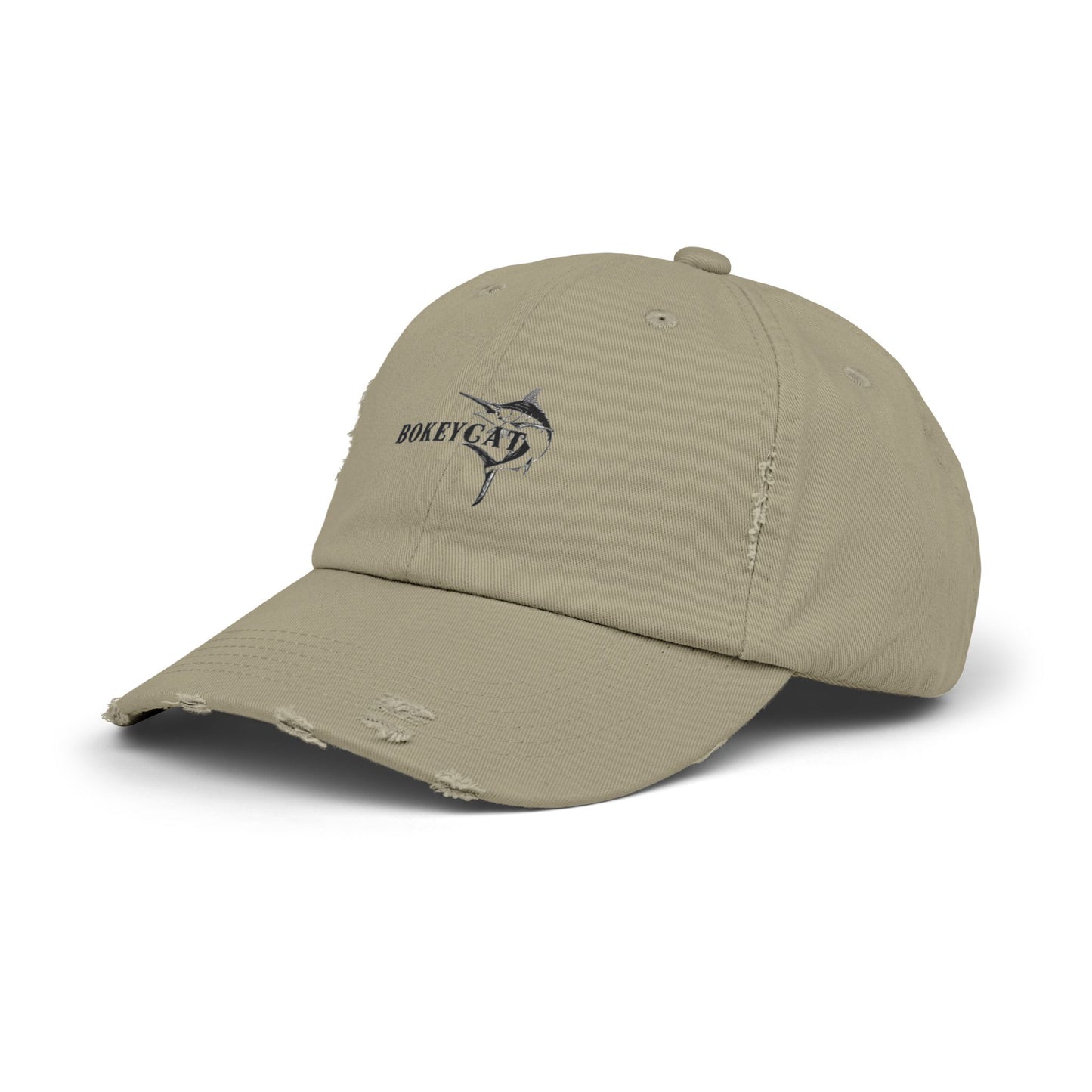 BokeyCat Unisex Distressed Cap