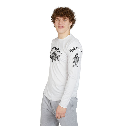 BokeyCat Bones Men's Long Sleeve Shirt  UV Protection