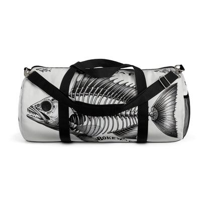BokeyCat Bones Duffel Bag, Gym Bag, Fishing Gear Bag