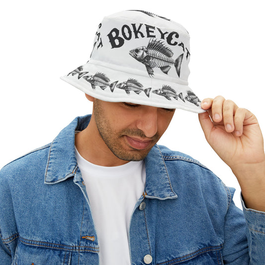 BokeyCat Bones Bucket Hat. Price reduced to offset shipping cost.
