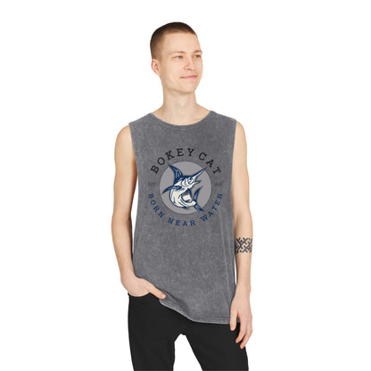 BokeyCat Unisex Stonewash Tank Top
