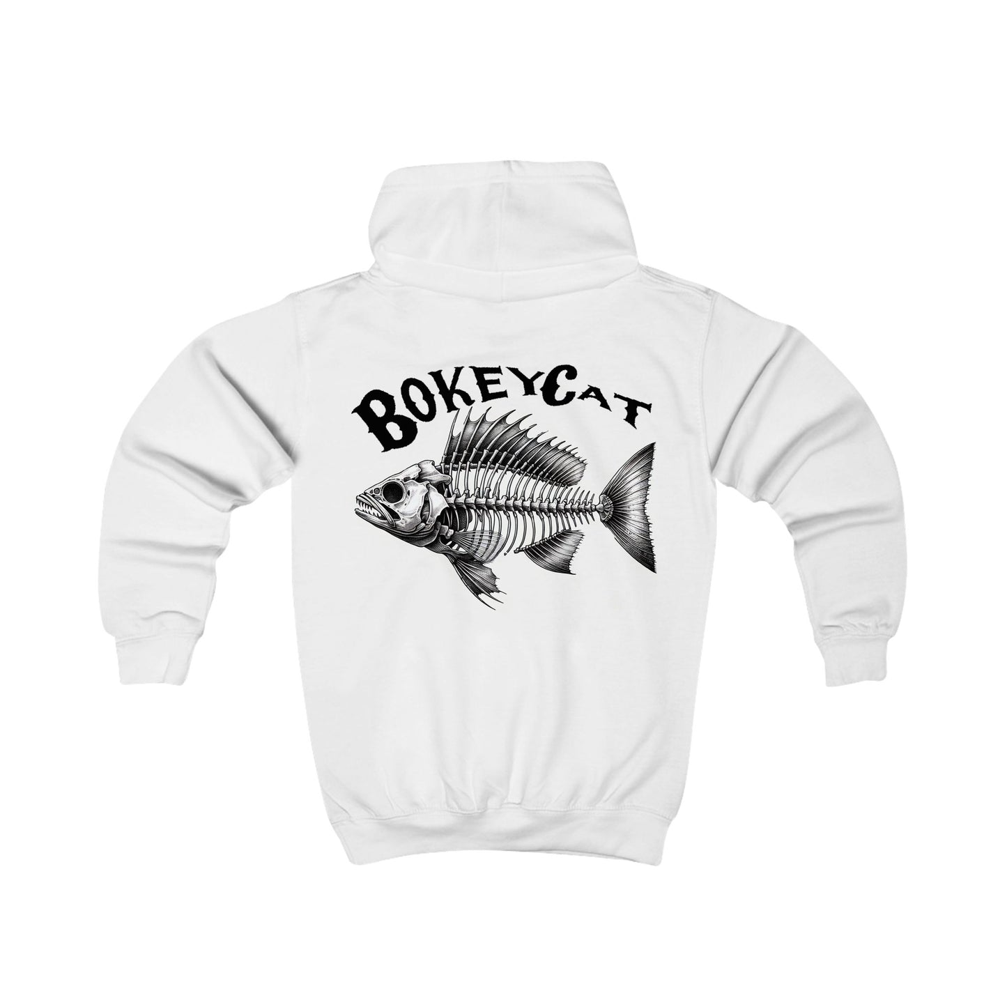 BokeyCat Bones Kids Hoodie