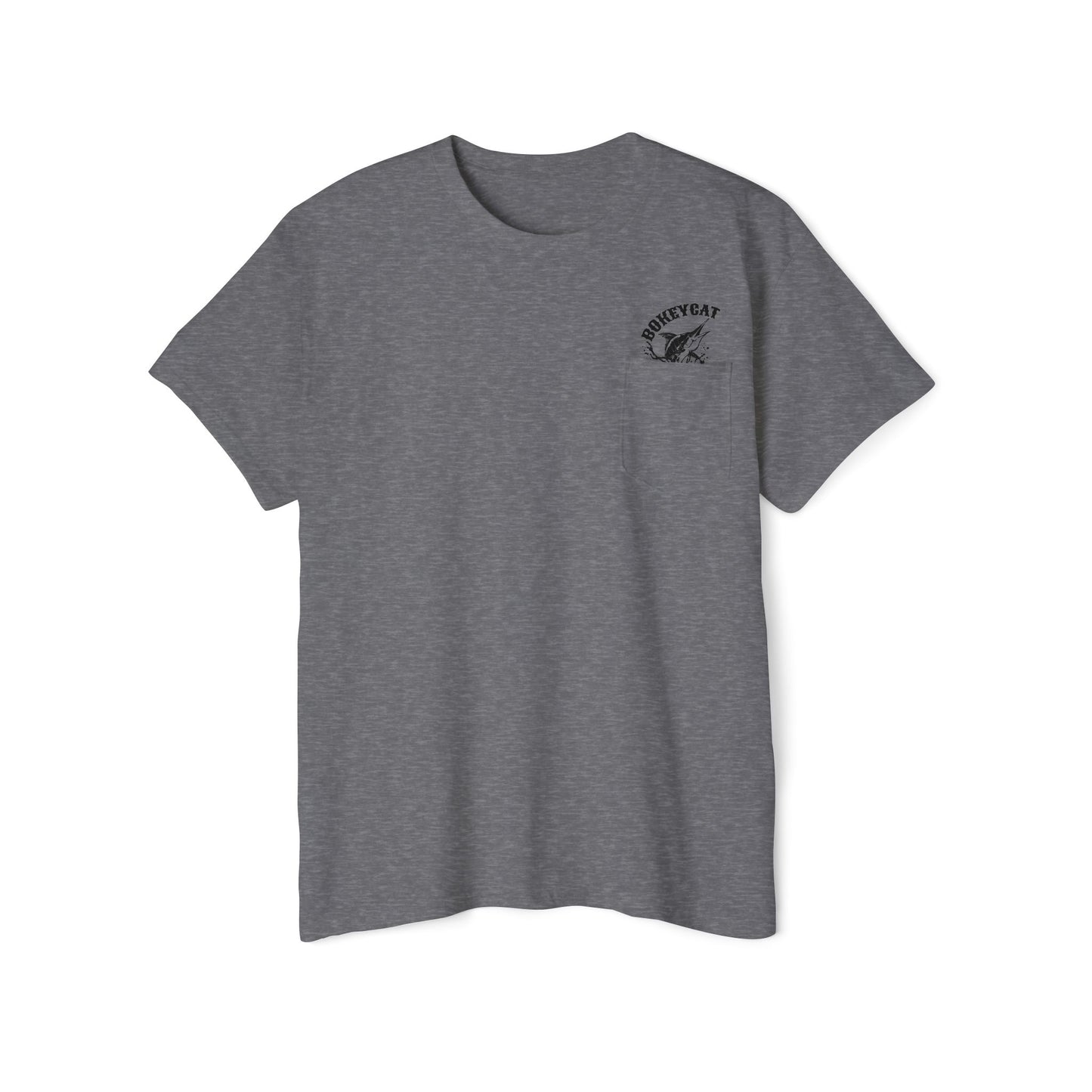 BokeyCat Unisex Heavy Cotton Pocket Tee