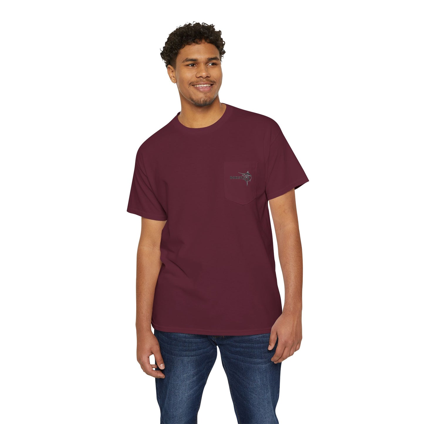 BokeyCat Unisex Heavy Cotton Pocket Tee