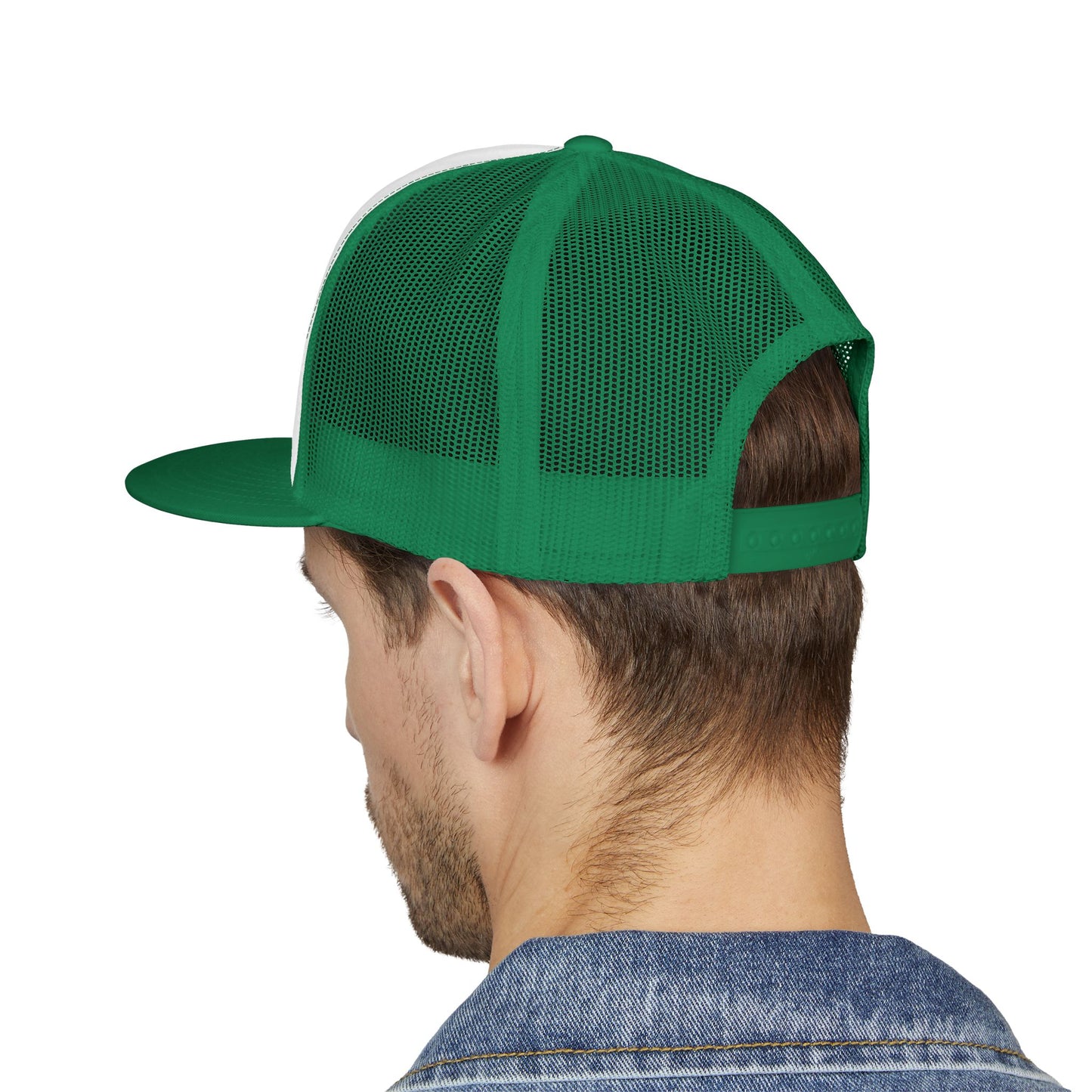 BokeyCat 5 Panel Trucker Cap  Embroidery Logo