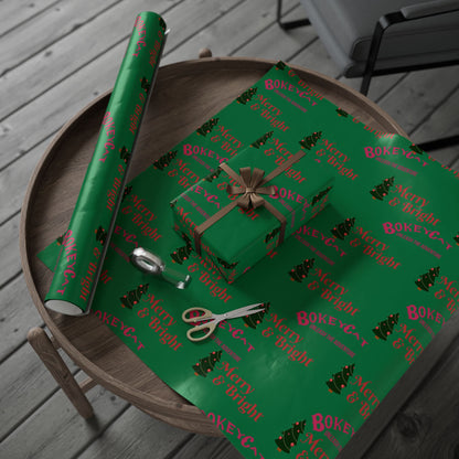 BokeyCat  Christmas Wrapping Paper