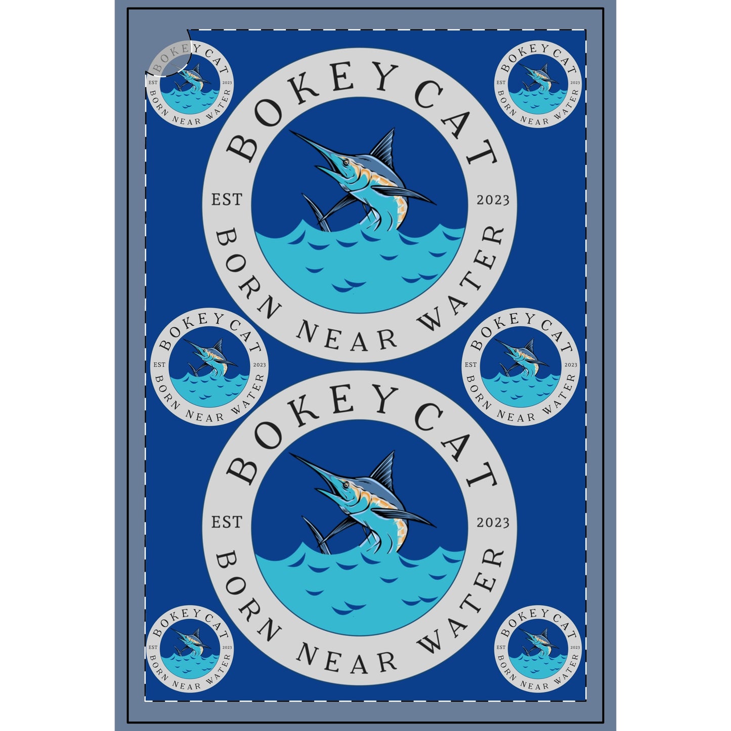 BokeyCat Golf Towel