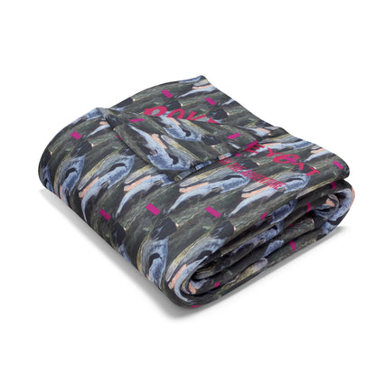 BokeyCat Arctic Fleece Blanket.     (Chloe Collection)